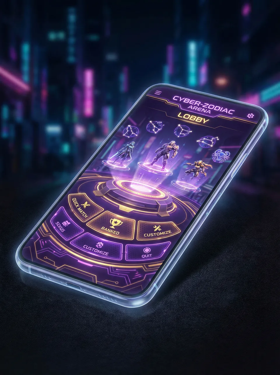 九游棋牌 APP移动端界面展示